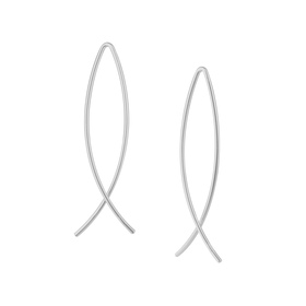 Stab Ohrringe 925 Silber