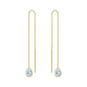 Hnge Zirconia Ohrringe 925 Silber