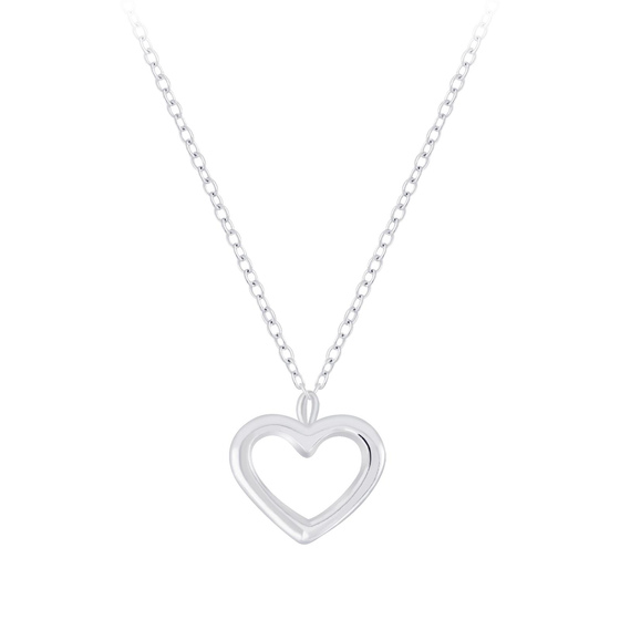 Herz Halskette 925 Silber
