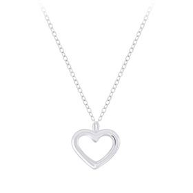 Herz Halskette 925 Silber