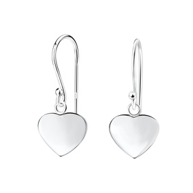 Herz Ohrringe 925 Silber