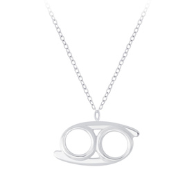 Krebs Sternzeichen Halskette 925 Silber