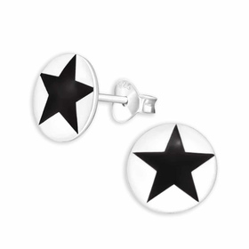 Kinder Silber Stern Ohrstecker aus 925 Sterling Silber