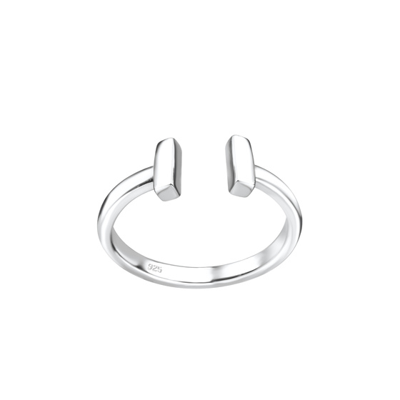 Stab Zehenring 925 Silber