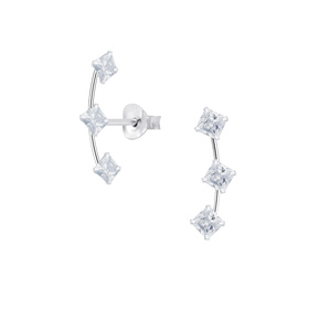 Zirkonia Ohrringe 925 Silber