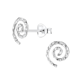Spiralen Ohrringe 925 Silber