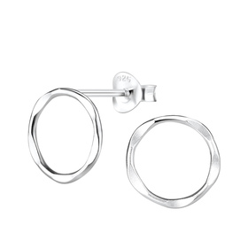 Runde Ohrringe 925 Silber