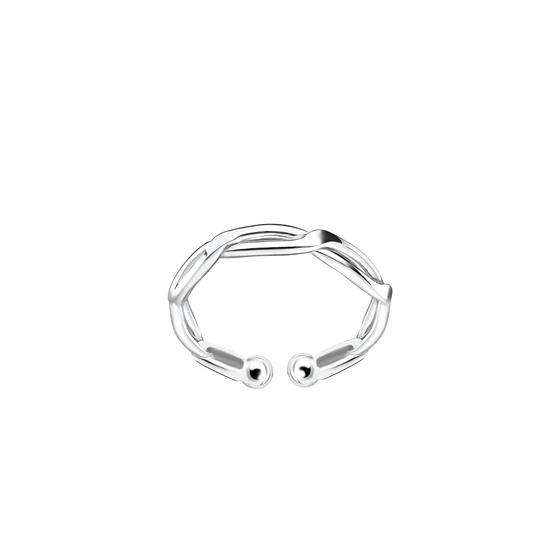 Runde Ohrklemme 925 Silber