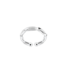 Runde Ohrklemme 925 Silber