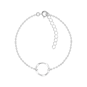 Rundes Armband 925 Silber