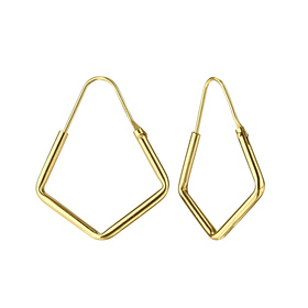 20mm Fnfeck Creolen 925 Silber