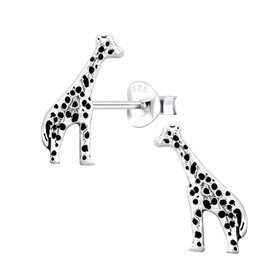 Giraffen Ohrringe 925 Silber