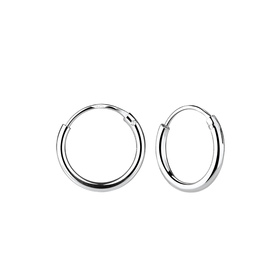 12mm Creolen 925 Silber
