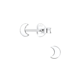 Mond Ohrringe 925 Silber