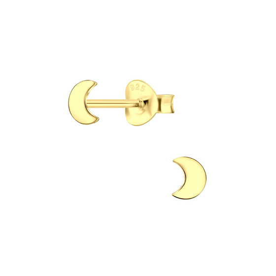 Mond Ohrringe 925 Silber