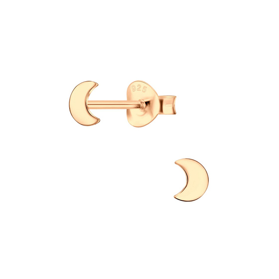 Mond Ohrringe 925 Silber
