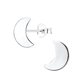 Mond Ohrringe 925 Silber