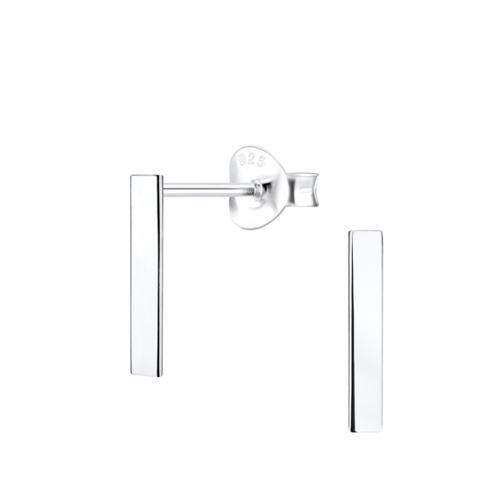 Stab Ohrringe 925 Silber