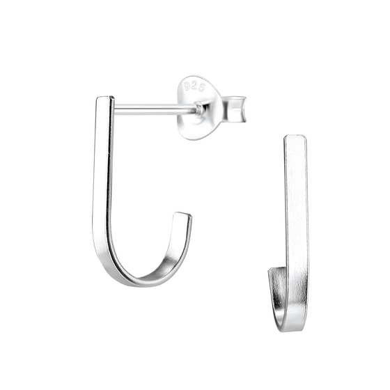 Rechteckige Ohrringe 925 Silber