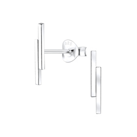 Stab Ohrringe 925 Silber