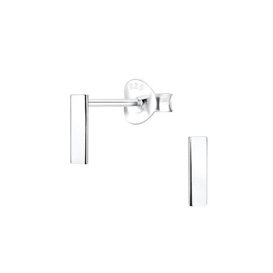 Stab Ohrringe 925 Silber