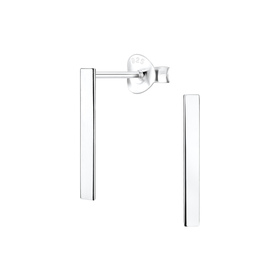 Stab Ohrringe 925 Silber