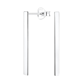 Stab Ohrringe 925 Silber