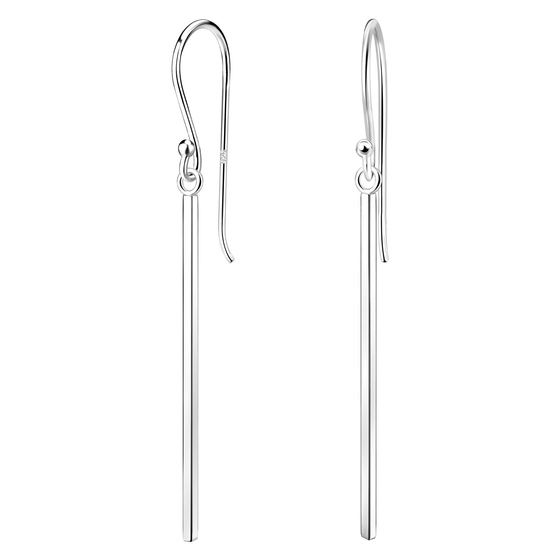 Stab Ohrringe 925 Silber