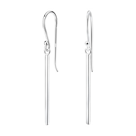 Stab Ohrringe 925 Silber