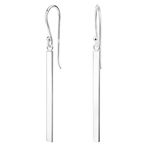 Stab Ohrringe 925 Silber