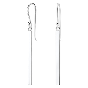 Stab Ohrringe 925 Silber