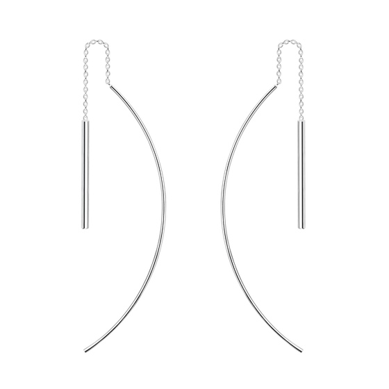 Stab Hngende Ohrringe 925 Silber