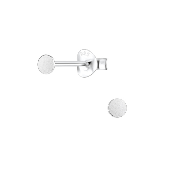 Runde Ohrringe 925 Silber