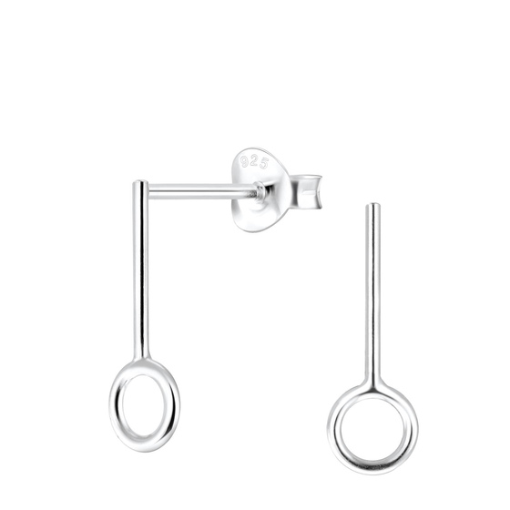 Geometrische Ohrringe 925 Silber