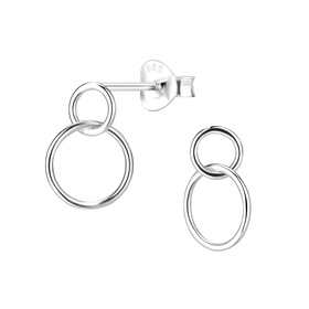 Runde Ohrringe 925 Silber