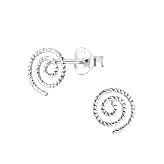 Spiralen Ohrringe 925 Silber