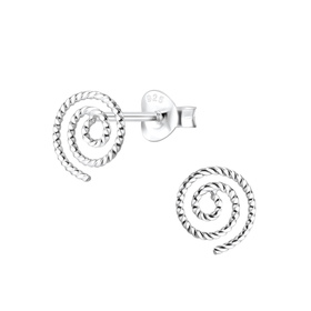 Spiralen Ohrringe 925 Silber