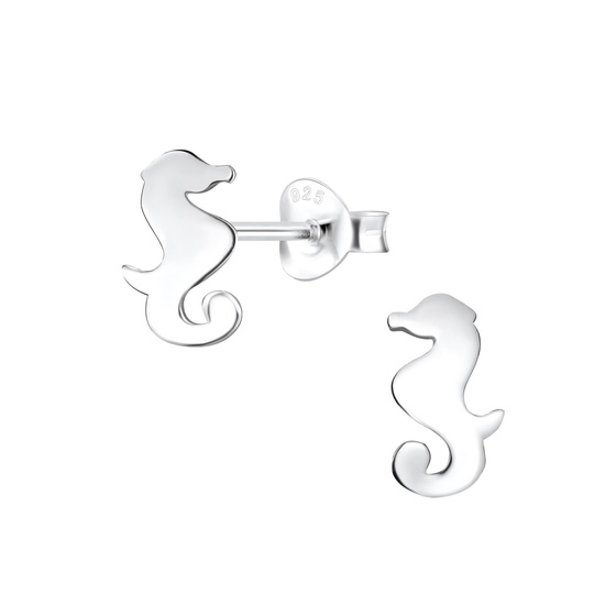 Seepferdchen Ohrringe 925 Silber