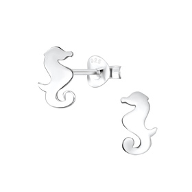 Seepferdchen Ohrringe 925 Silber
