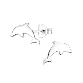 Delfin Ohrringe 925 Silber