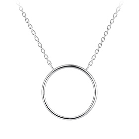 Runde Halskette 925 Silber