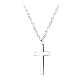 Kreuz Halskette 925 Silber