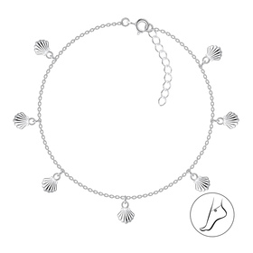 Muschel Fukettchen 925 Silber