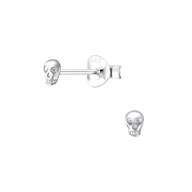 Totenkopf Ohrringe 925 Silber