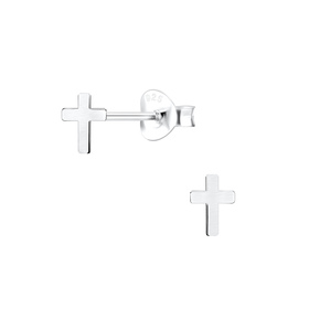 Kreuz Ohrringe 925 Silber