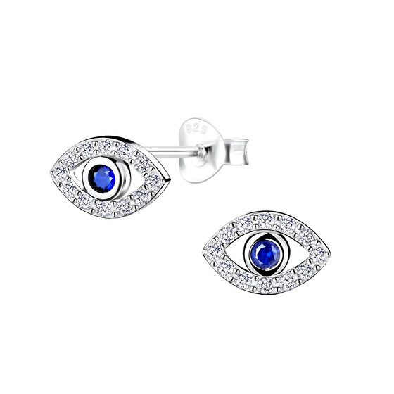 Evil Eye Ohrringe 925 Silber
