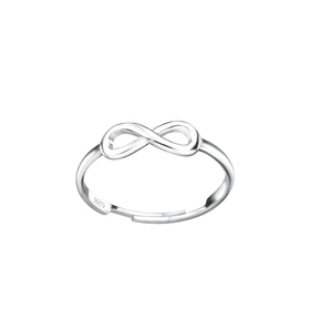 Infinity Zehenring 925 Silber