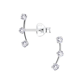 Zirkonia Ohrringe 925 Silber