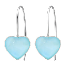 Auf dem Bild zu sehen sind Damen Ohrringe Herz Ohrhnger...