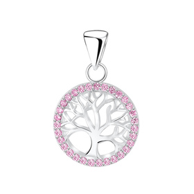 Lebensbaum Zirkonia Kettenanh�nger 925 Silber